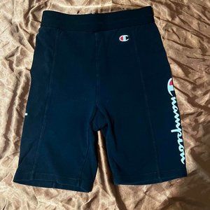 Xs Champion Black Biker Shorts